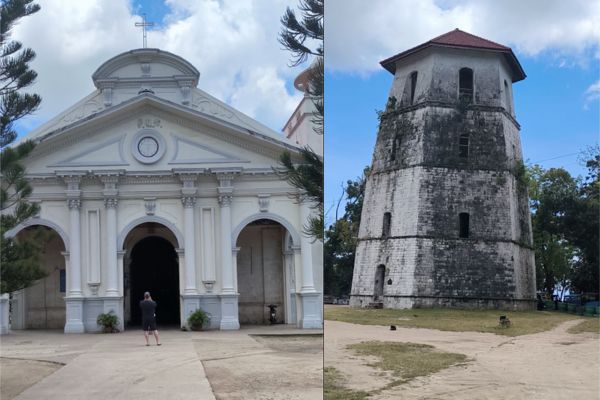 Pangnlao church and watch tower